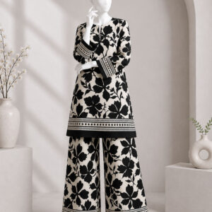 pink swiss lawn 2 pcs stitched