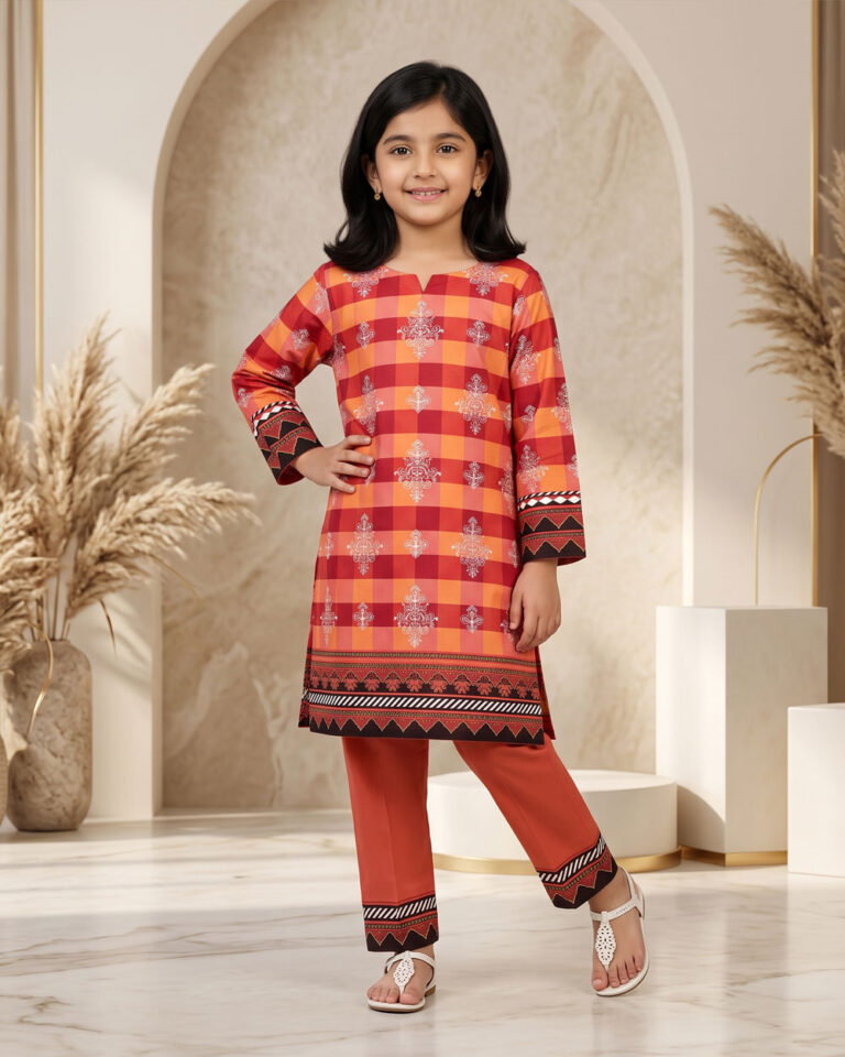 orange-bana-dora-printed-stitched-2pc-2