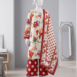 red polka 3pcs std