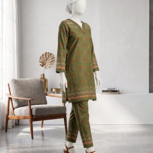 green2 2pc khaddar