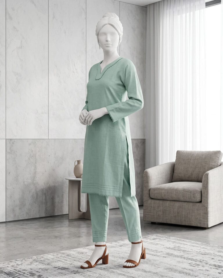 light-green-khaddar-stitched-2-pcs