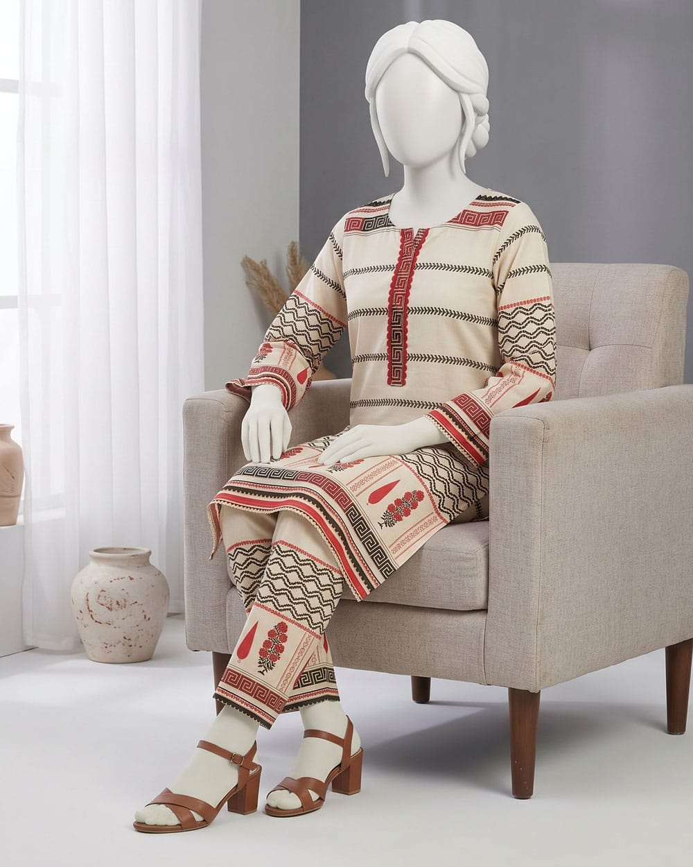 off white sit2pc khaddar off white sit2pc khaddar